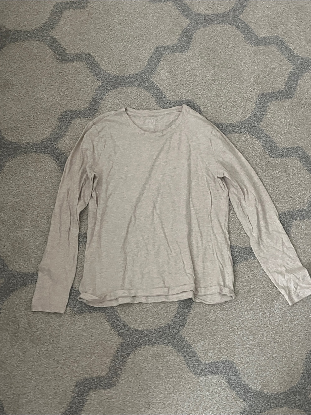 Light Beige Long Sleeve Tee